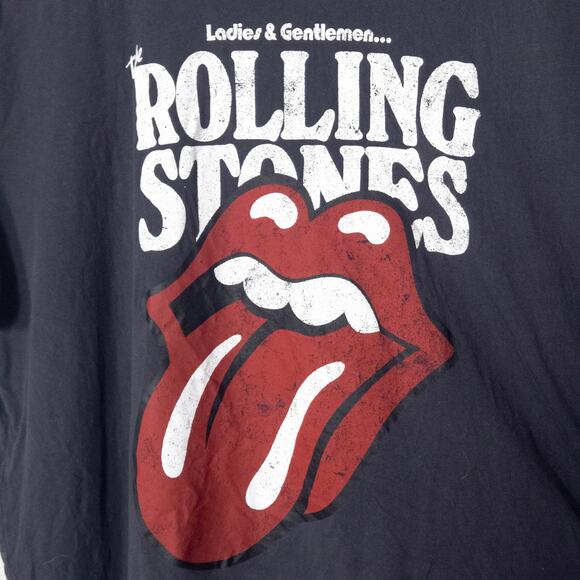 Rolling Stones Women’s Band Tee Soft Grunge Classic Rock Tongue Logo H&M Size XL - Picture 3 of 4